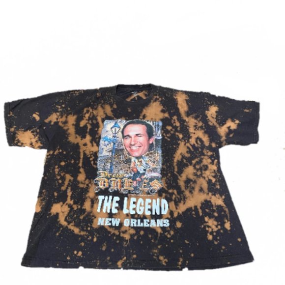 Acid Wash Drew Brees "The Legend" New Orleans Saints T-shirt, Adult Mens 2XL - Picture 1 of 1